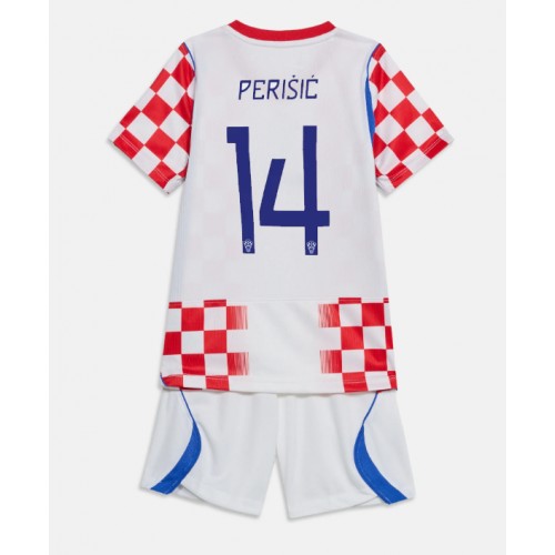 Kroatia Ivan Perisic #14 Kotipaita Lapsille MM-kisat 2026 Lyhythihainen (+ Lyhyet housut)